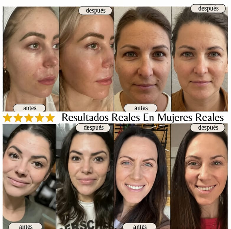 Firmeza visible y textura más uniforme con uso constante